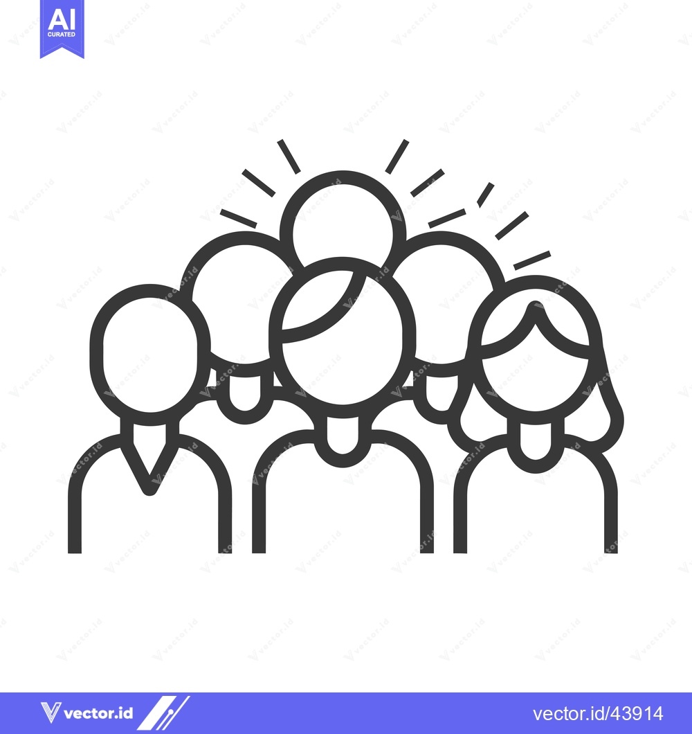 Premium Vector of Group of People with Shining Ideas Above Them