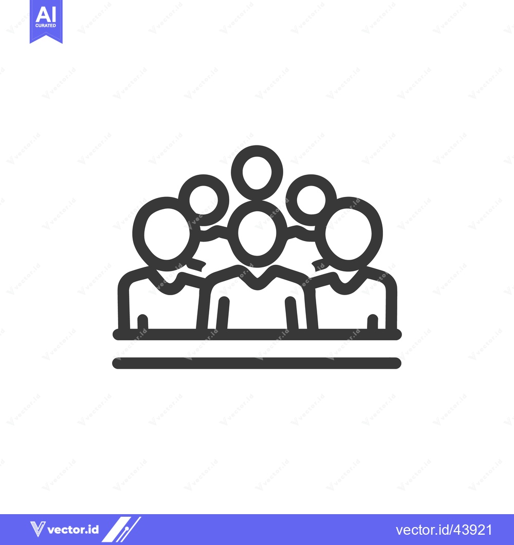 Premium Vector dari Group of People Icon: Teamwork, Collaboration, and Community Symbol