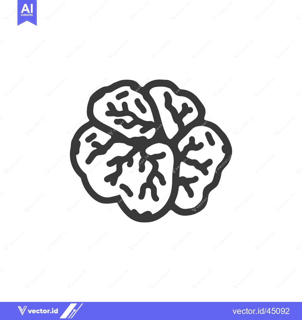 Premium Vector dari Hand-drawn illustration of a four-leaf clover