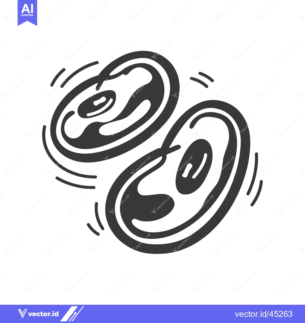 Premium Vector dari Hand-drawn illustration of a pair of cymbals