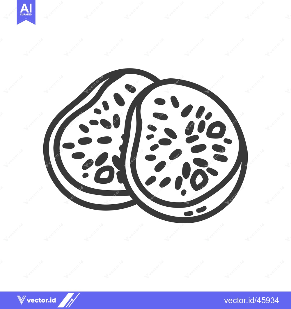 Premium Vector dari Hand-drawn illustration of two kiwi slices