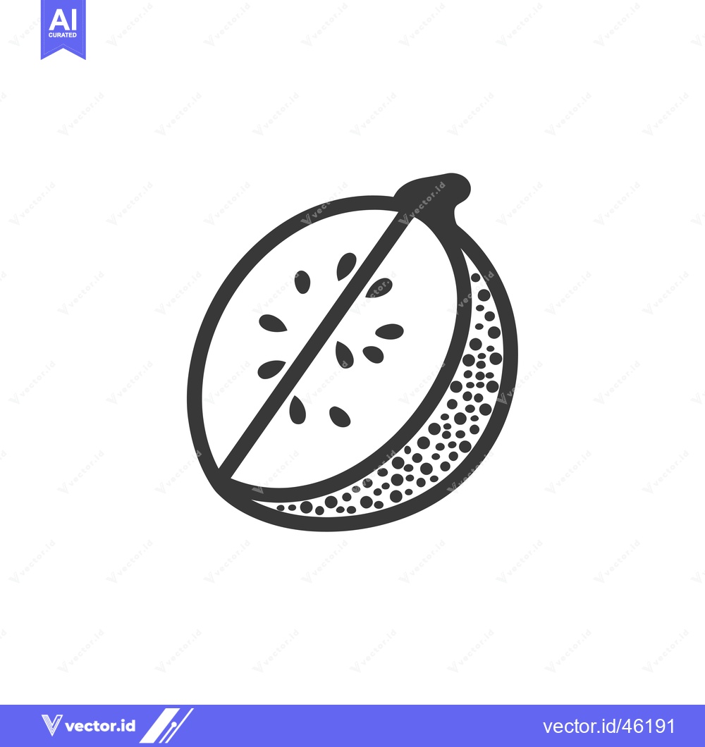 Premium Vector dari Hand-drawn line art illustration of a kiwi fruit slice