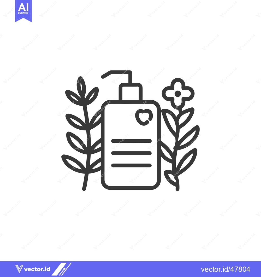 Premium Vector of Hand Sanitizer Bottle with Floral Design
