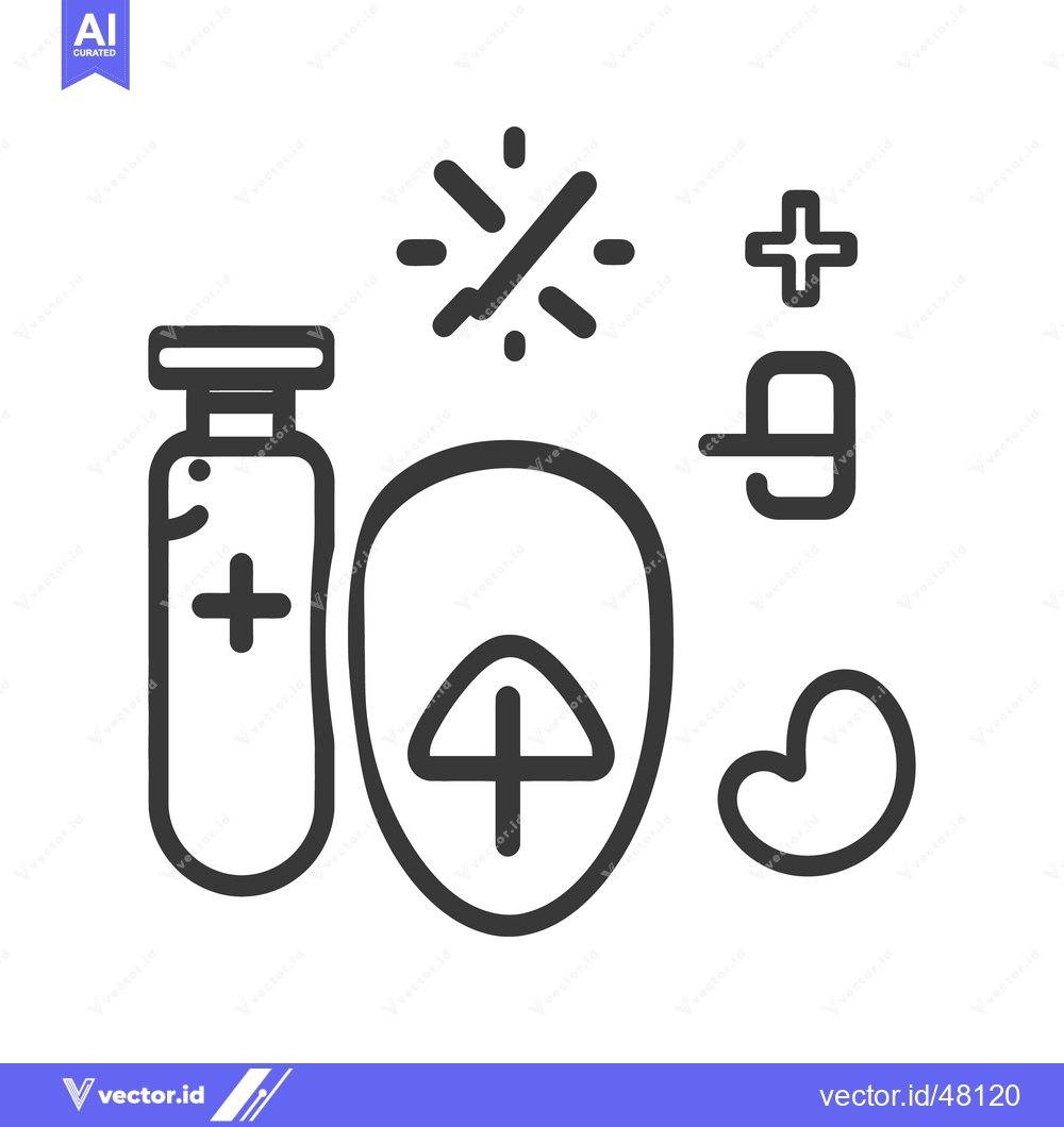 Premium Vector dari Medical icons representing vaccines and potential health related conce