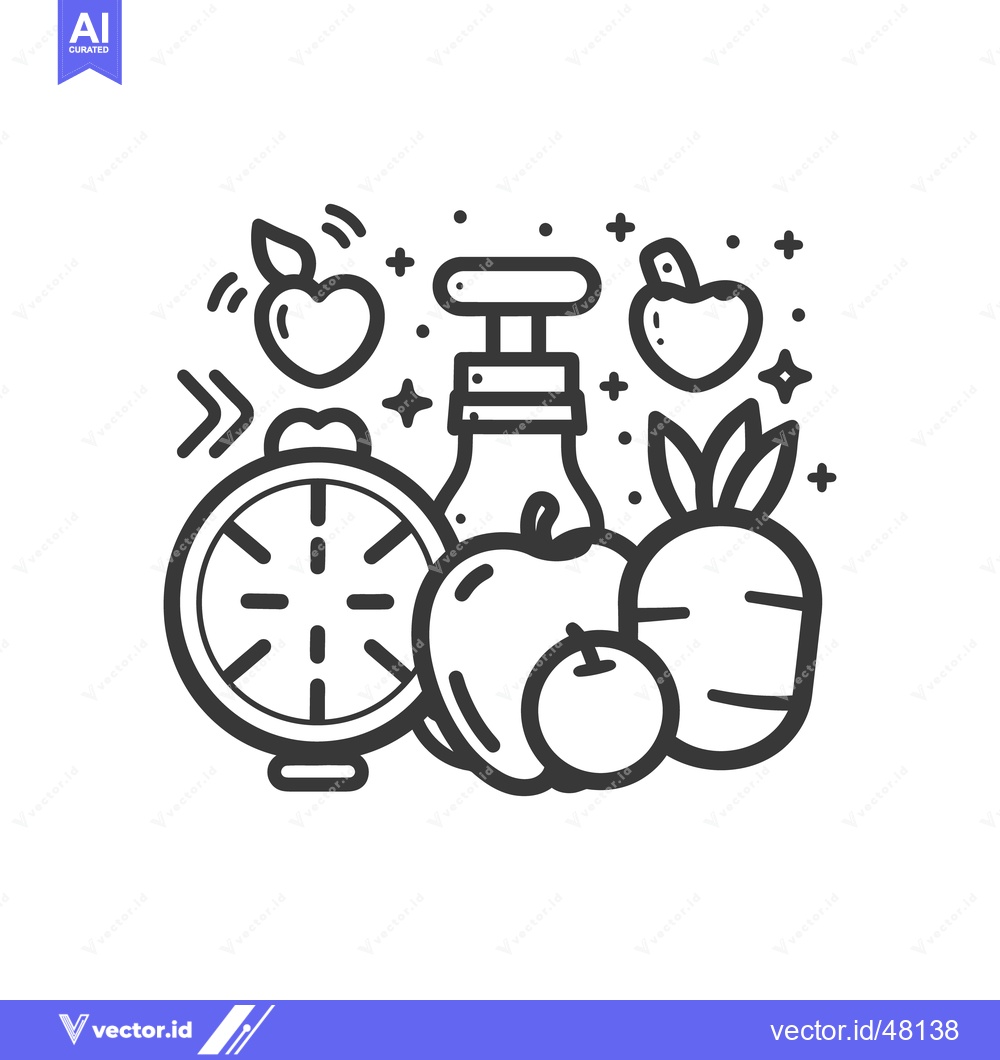 Premium Vector of Healthy eating and exercise are important for a balanced lifestyle