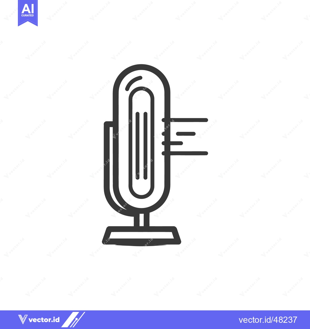 Premium Vector of Minimalist Icon of a Modern Air Purifier with Clean Lines and Simple D