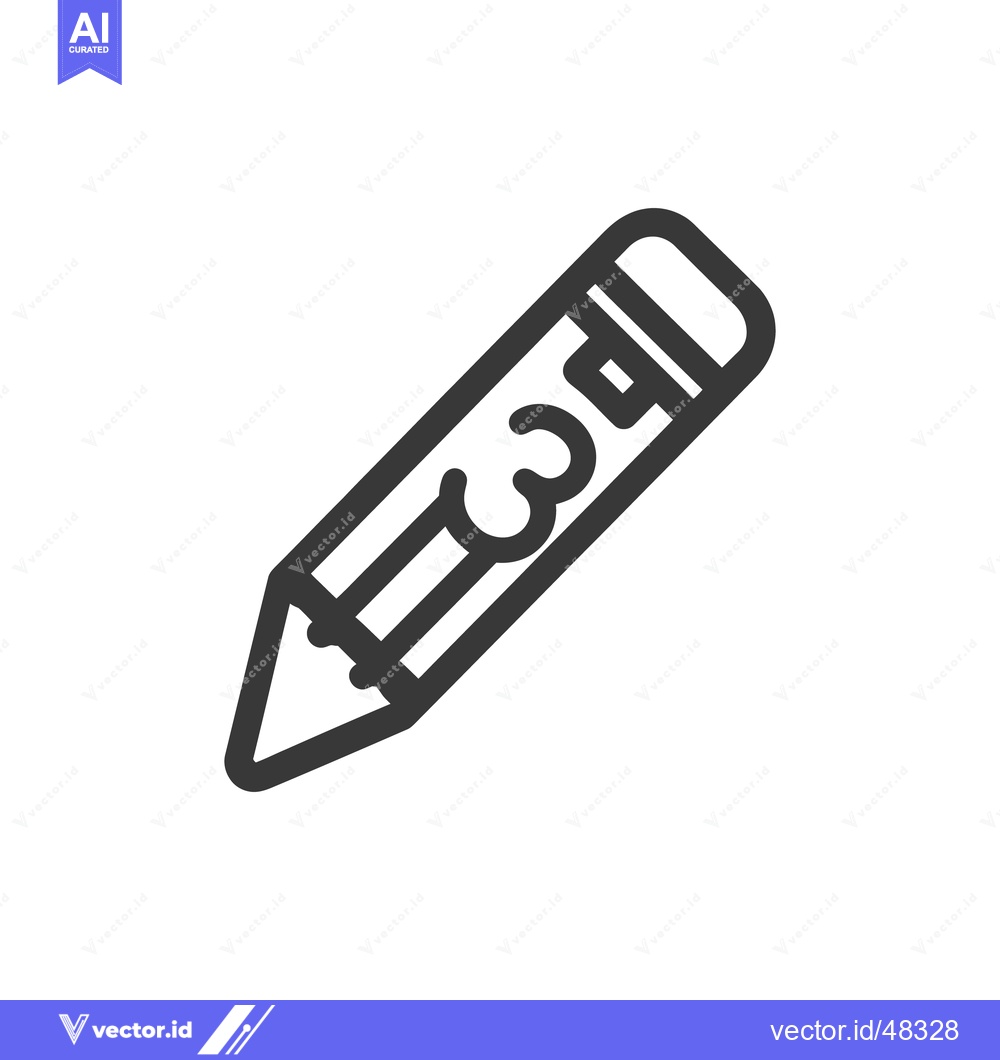 Premium Vector dari Highlighter Size 3 Icon Line Art Icon  4789