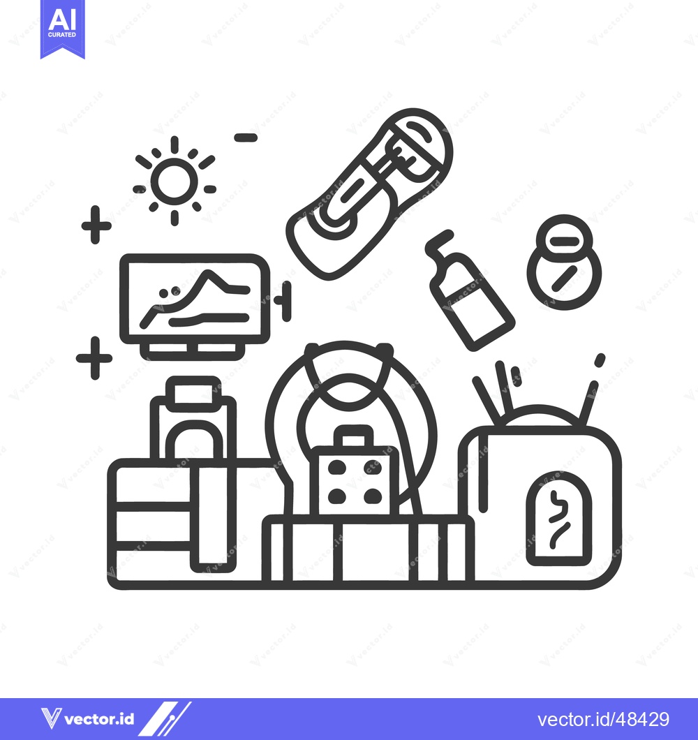 Premium Vector dari Illustration of medical equipment possibly used in a medical imaging s