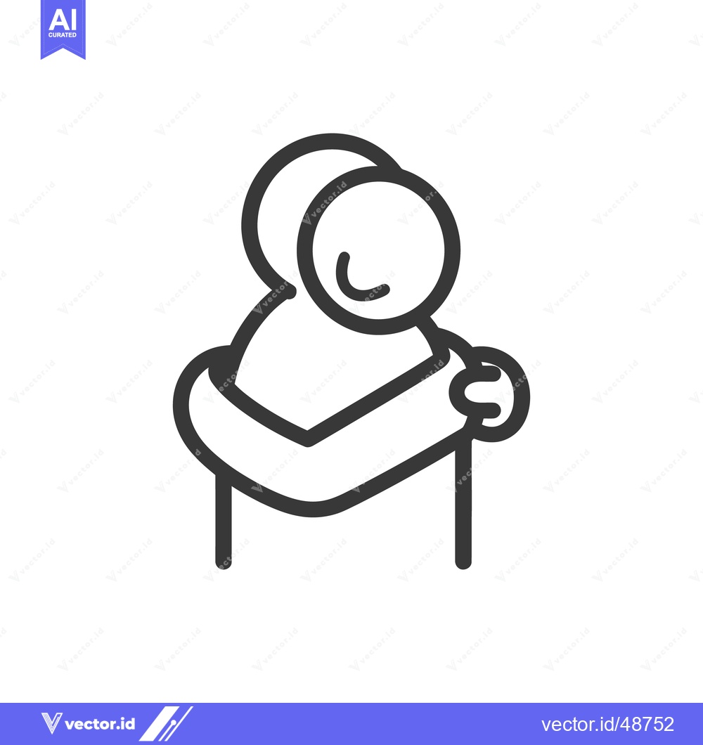 Premium Vector dari Two figures are embracing one another in a warm friendly hug