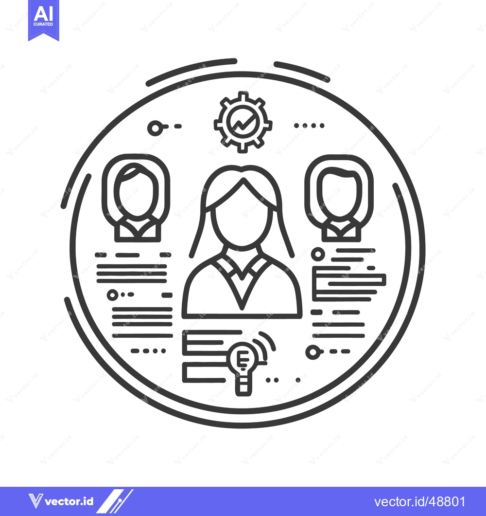 Premium Vector dari An illustration demonstrating teamwork and idea generation in business