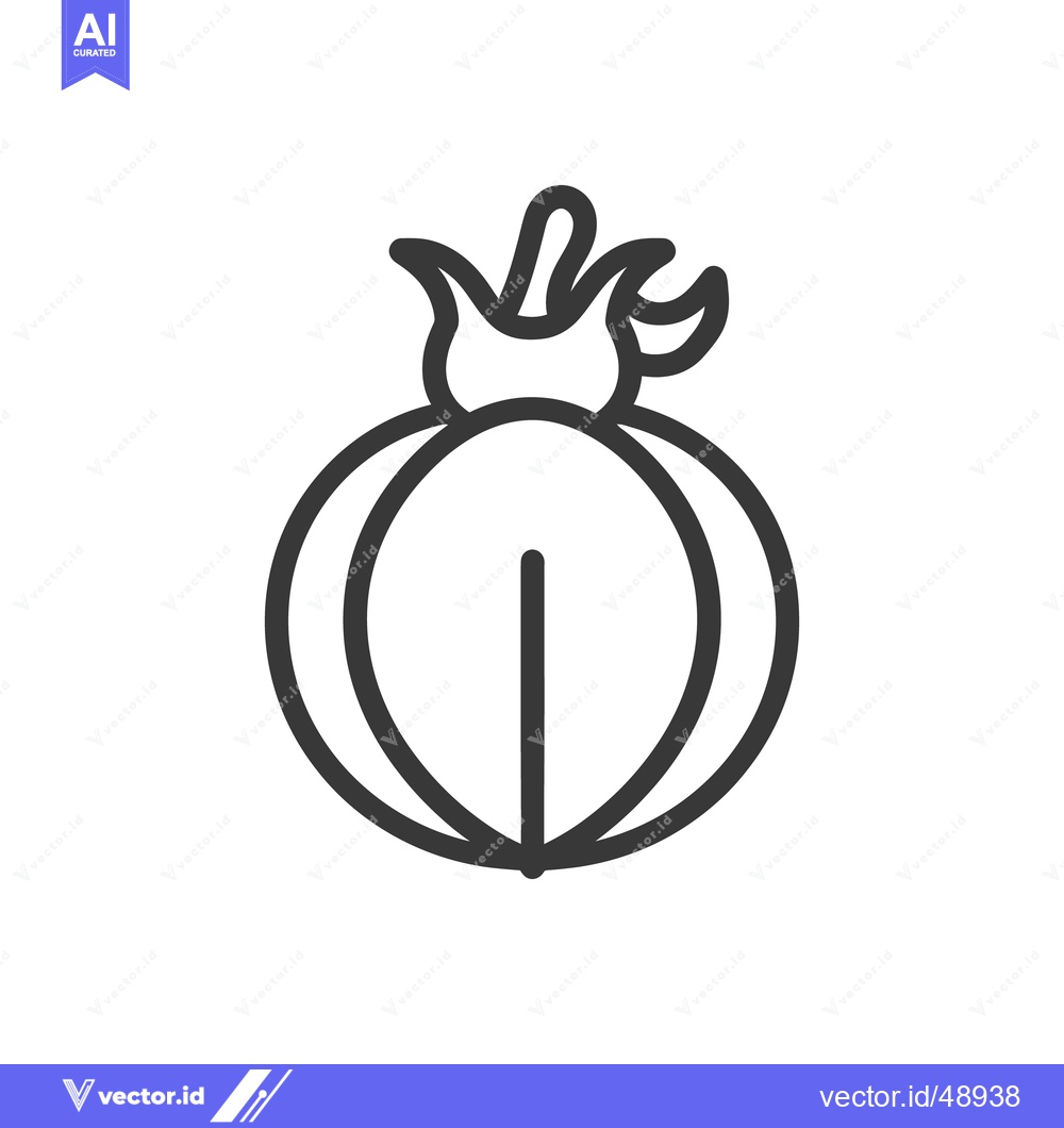 Premium Vector of A simple graphic illustration of a fresh pomegranate fruit