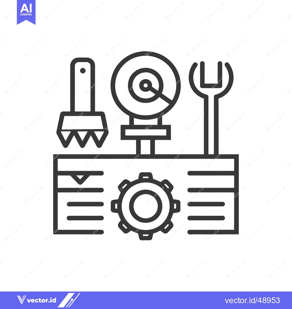 Premium Vector of Icon Representing System Configuration with Tools and Gears