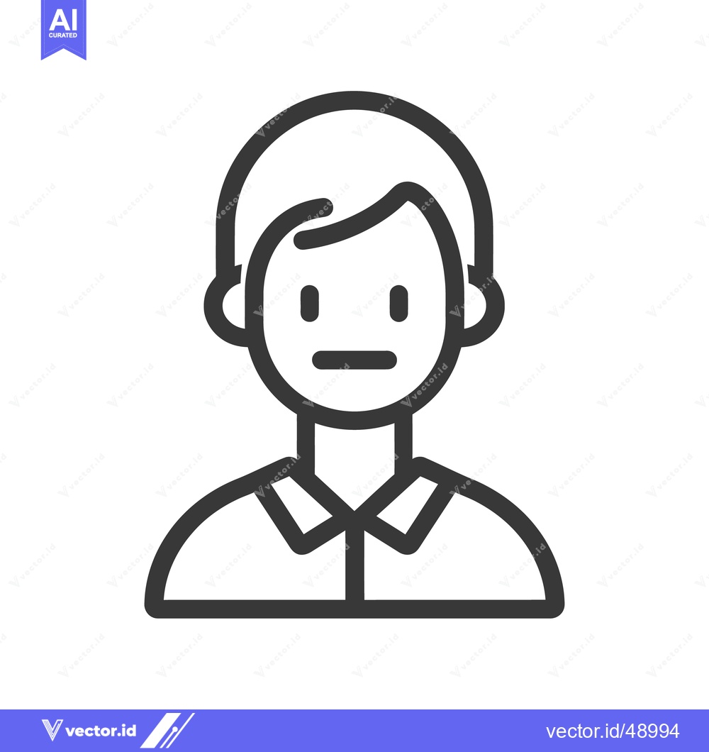 Premium Vector dari Simplified illustration of a person depicted in a minimalist graphic s