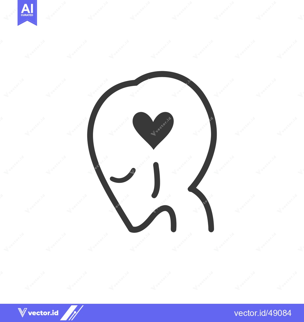 Premium Vector dari Simple Outline Drawing Depicting Someone Having Love In Their Mind