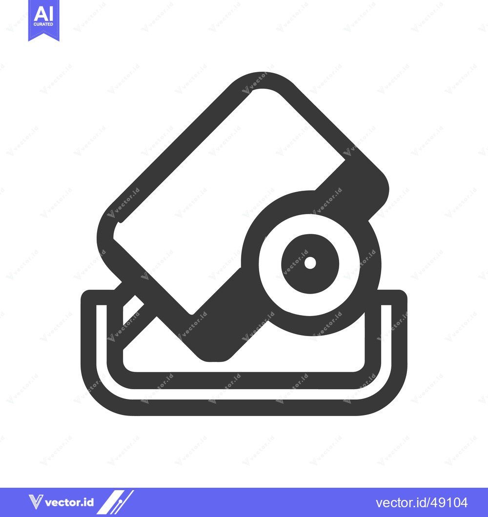 Premium Vector dari Stylized Icon of a Microscope, Scientific Instrument, Dark Gray on Whi