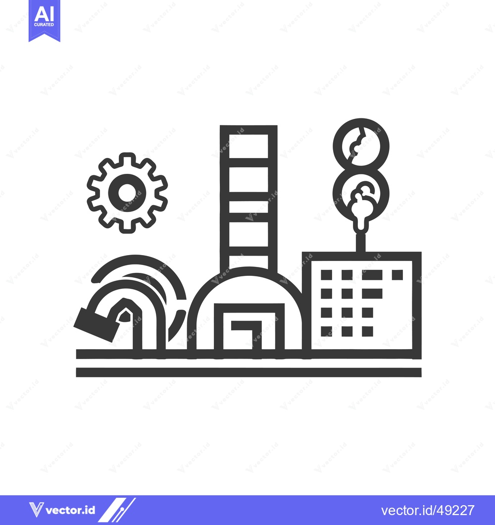 Premium Vector of Industrial Automation and Smart City Integration