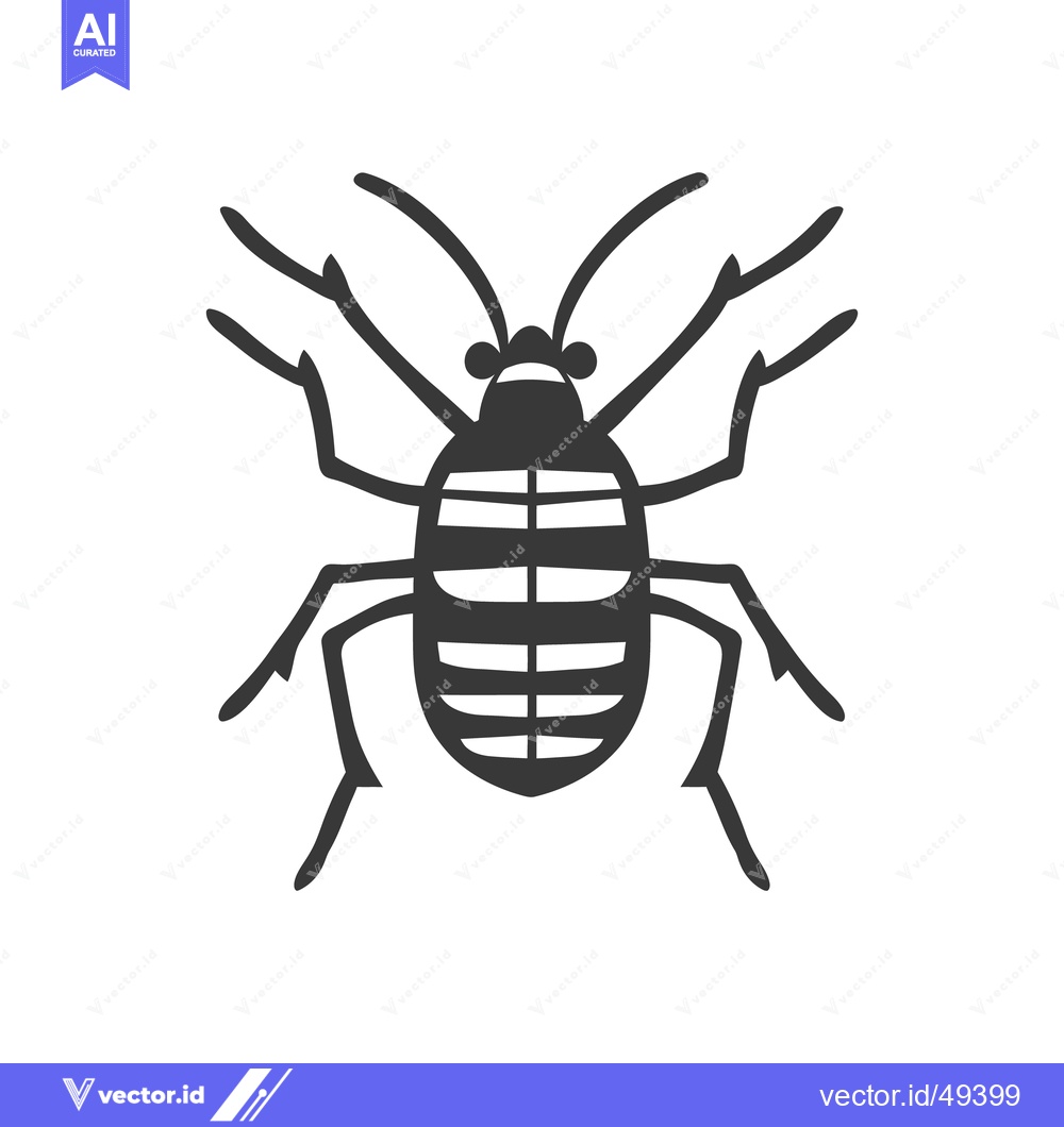 Premium Vector dari A stylized illustration depicting an insect with striped abdomen and m