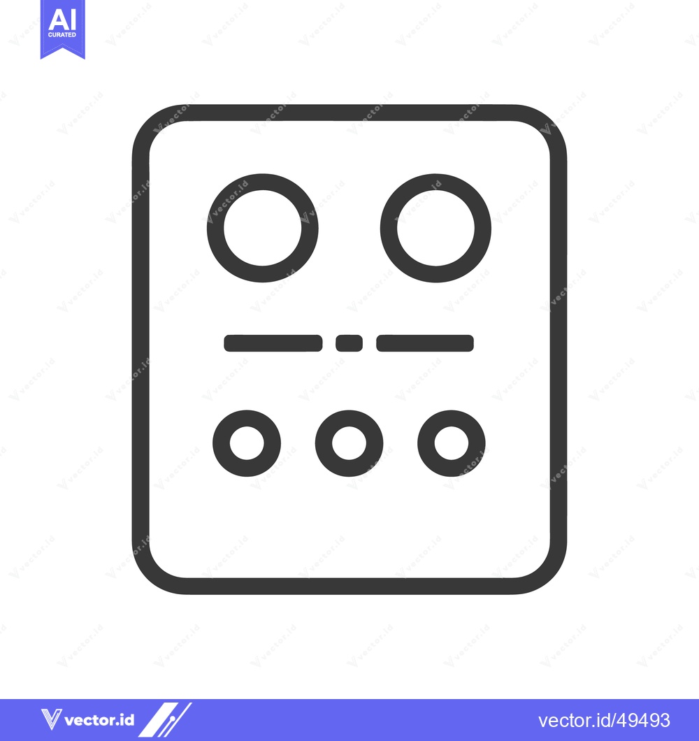 Premium Vector dari A black and white illustration of a control panel outline