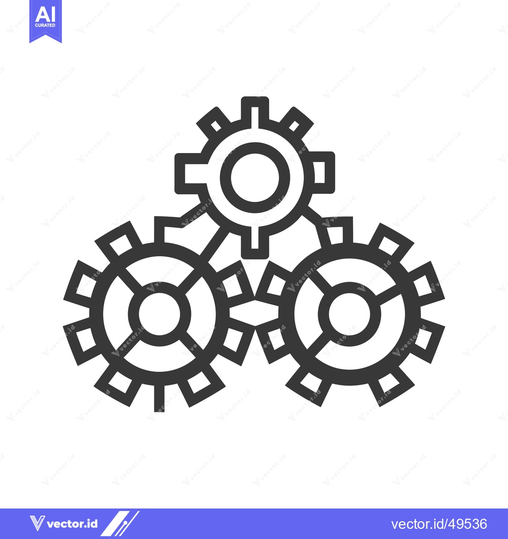 Premium Vector dari Interlocking Gears, Symbol of Collaboration and Efficiency