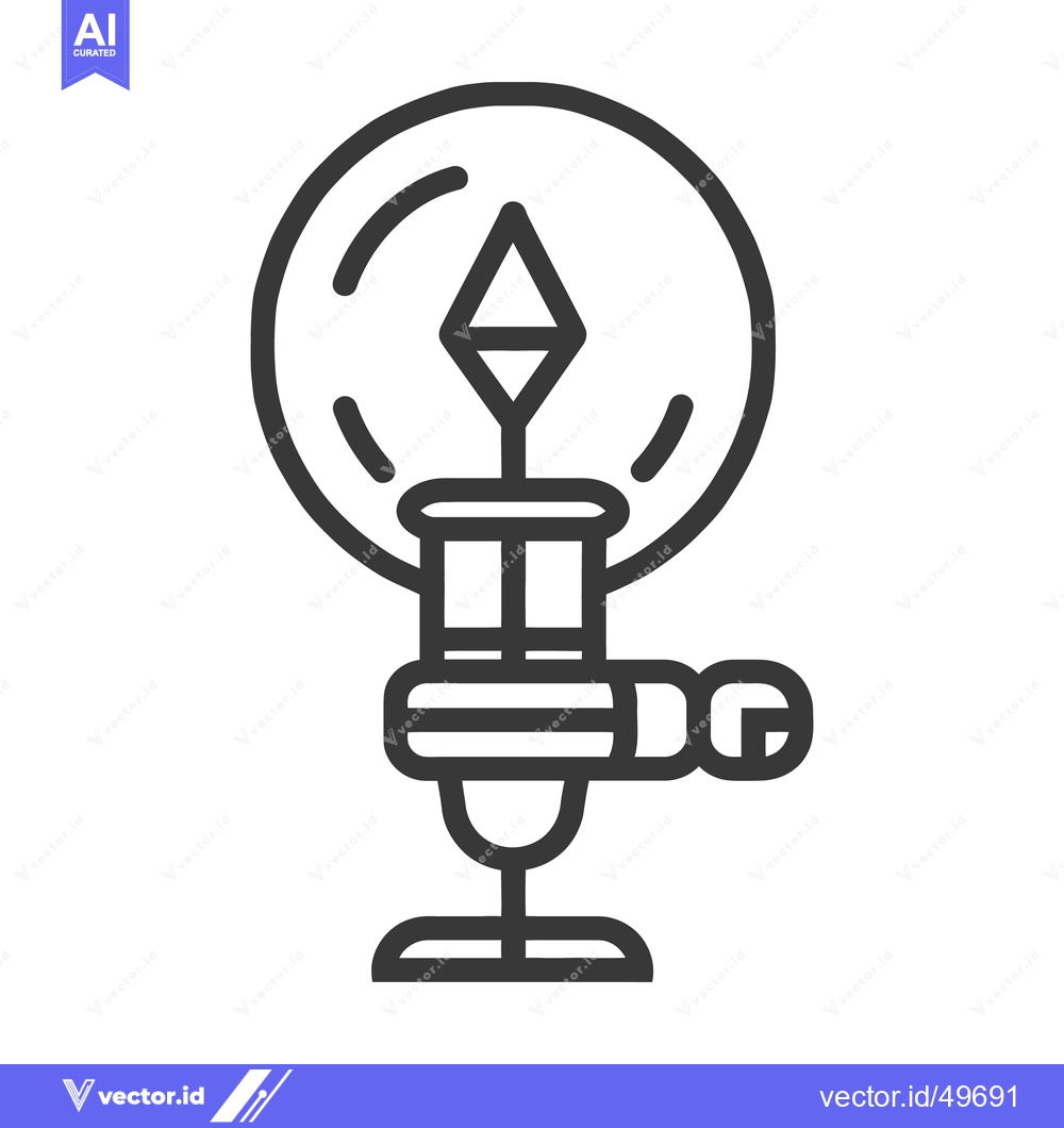 Premium Vector dari A black line icon illustrating a geometric symbol for navigation and d
