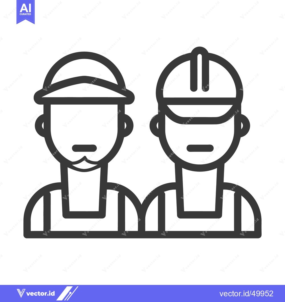 Premium Vector dari Two individuals wearing protective gear appear together in the image