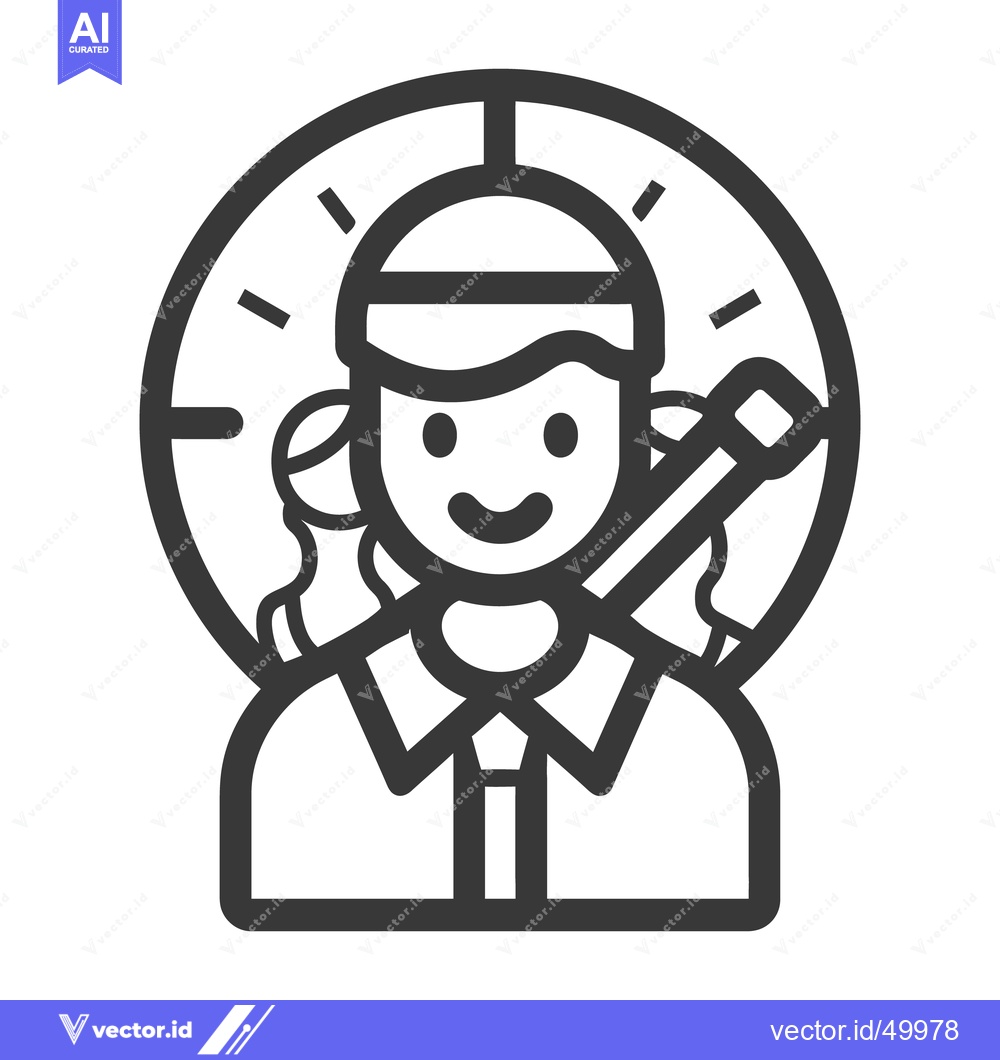 Premium Vector dari A person in an illustration with a seatbelt and a timepiece