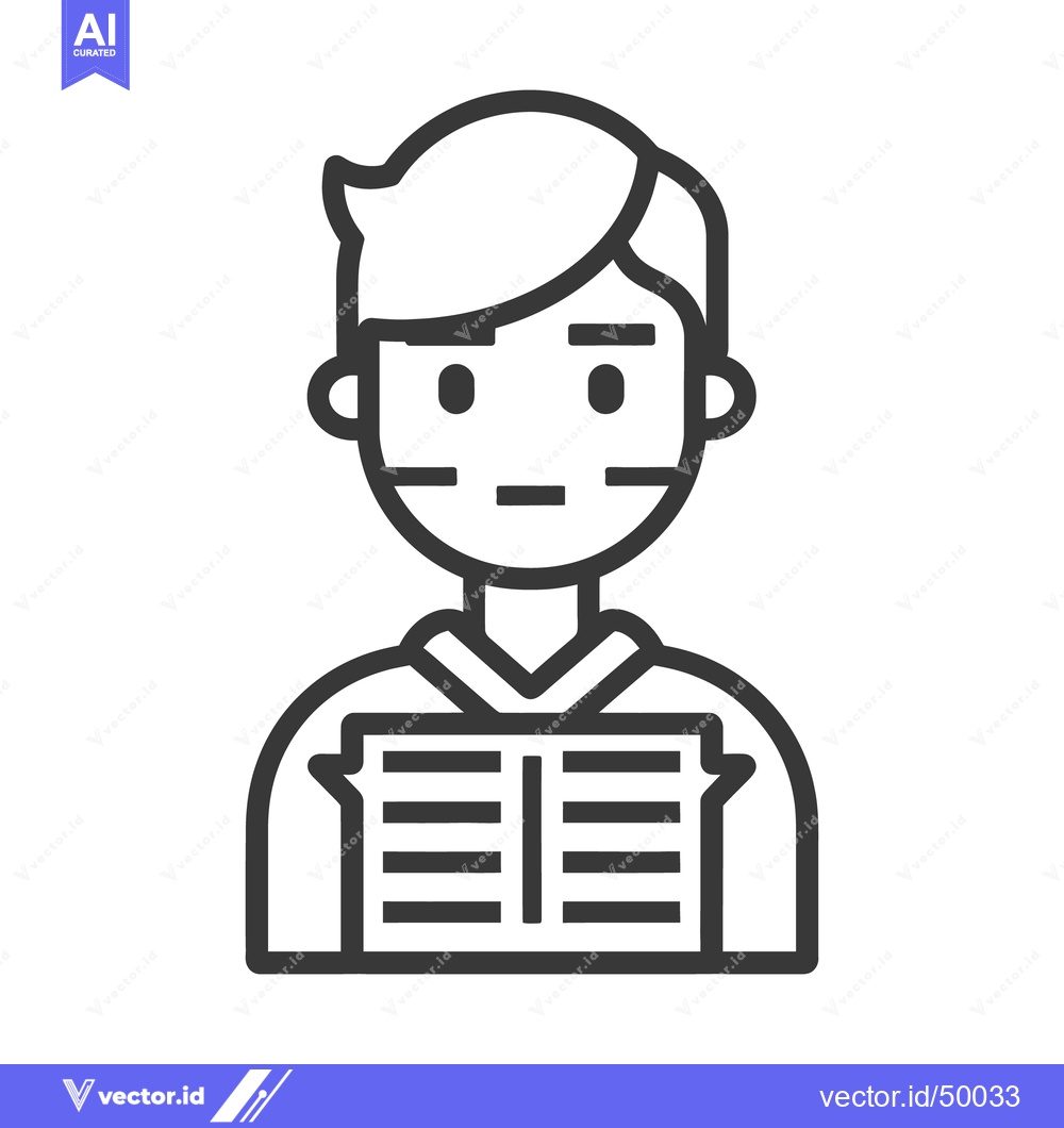 Premium Vector of A simple line drawing of a person with an x ray
