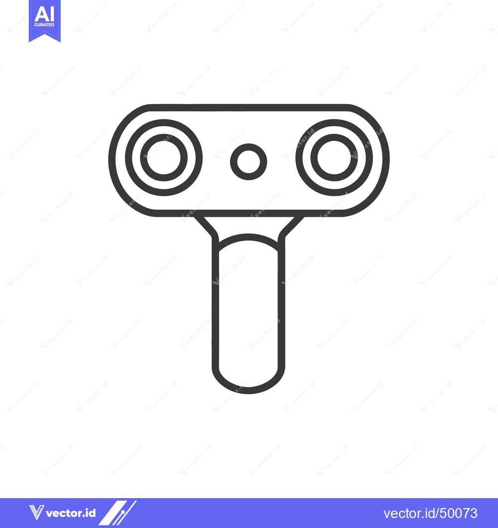 Premium Vector dari Simple graphic illustration of a camera with a handle design