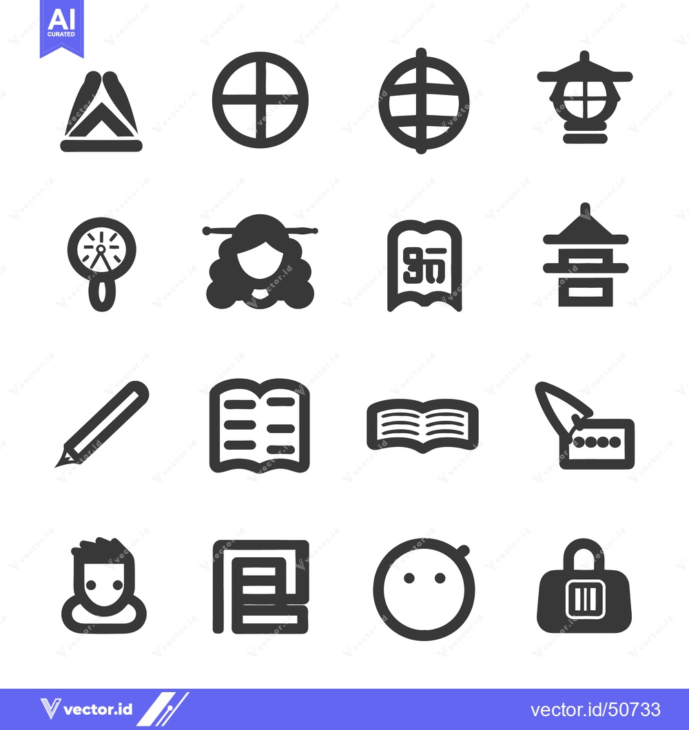 Premium Vector dari Vector icons illustrating different objects and concepts are presented