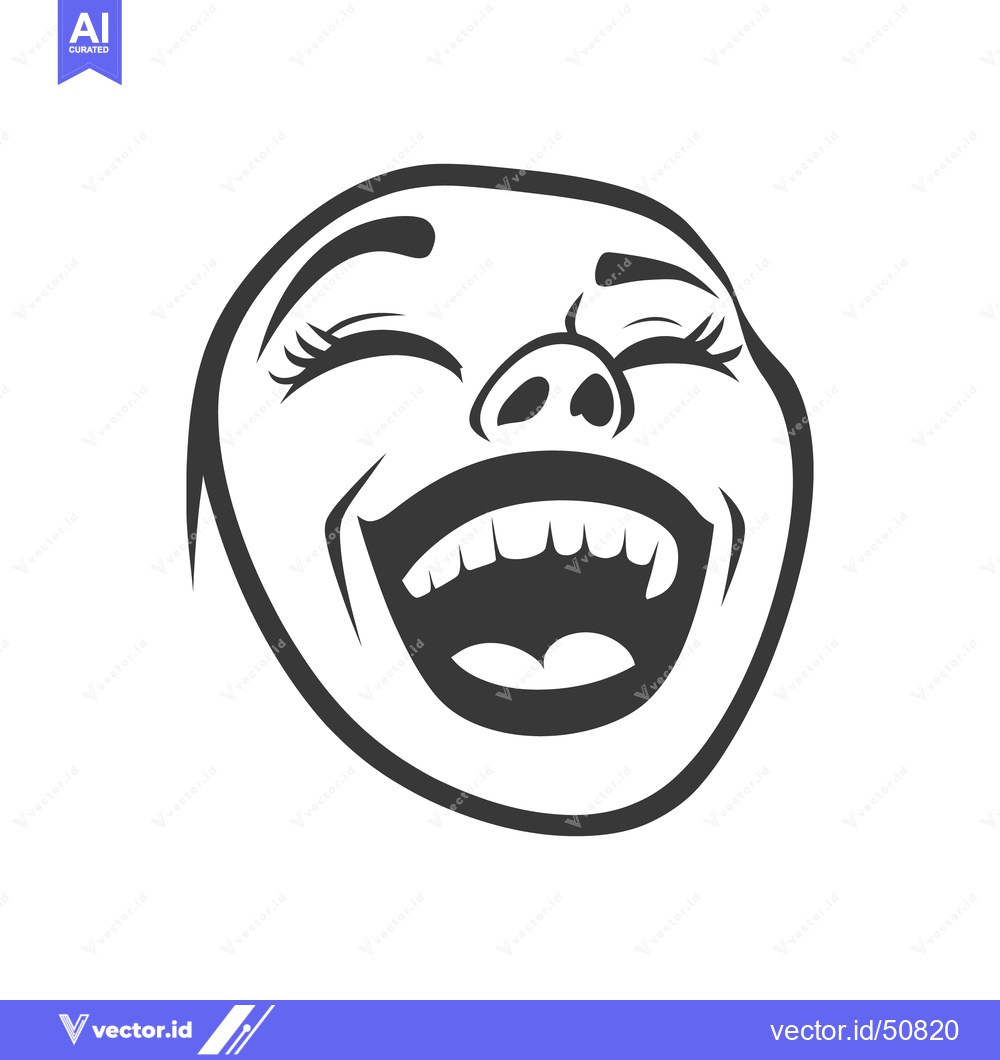Premium Vector dari A smiling face illustration showing joy and happiness in a graphic des