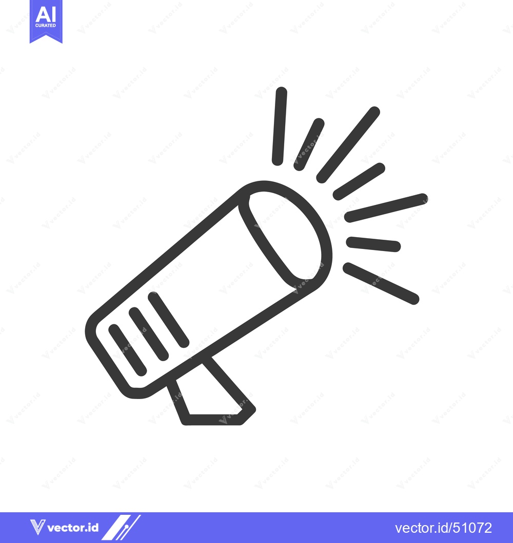 Premium Vector of The depicted image showcases a stylized representation of a spotlight
