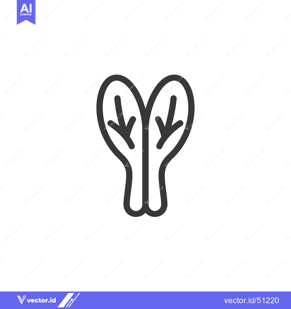 Premium Vector dari Line art icon of a pair of maracas