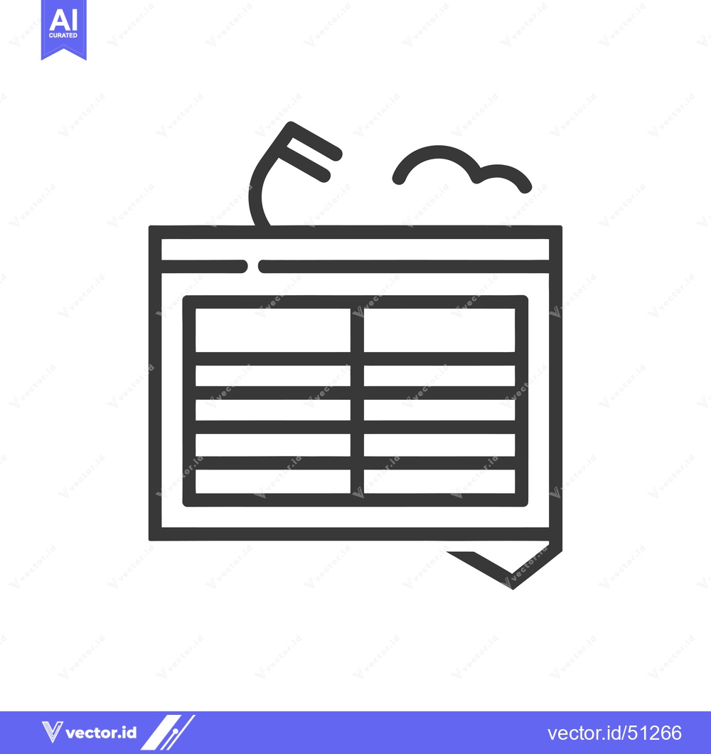 Premium Vector dari Line Art Icon of a Window with Air Conditioner Vent