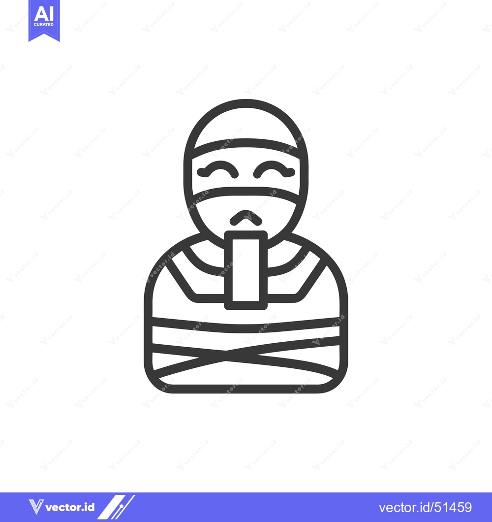 Premium Vector of Line Art Illustration of a Bound and Gagged Person