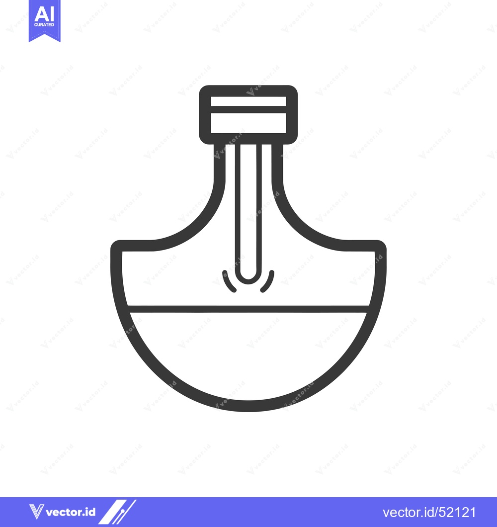 Premium Vector of Line Art Illustration of a Dropper Bottle