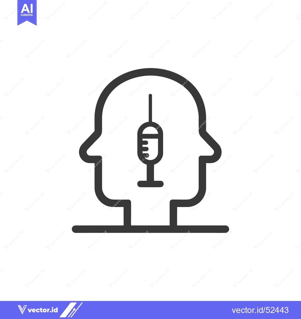 Premium Vector dari Line Art Illustration of a Head with a Syringe Inside