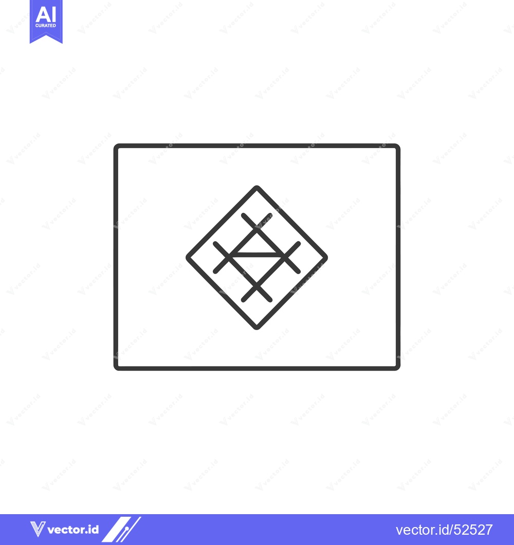 Premium Vector dari Line art illustration of a Japanese flag with a red sun