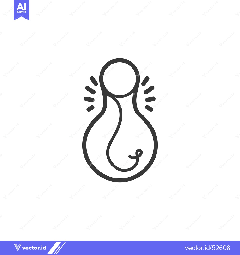 Premium Vector dari Line Art Illustration of a Light Bulb with Radiating Lines