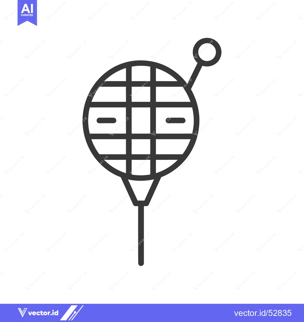 Premium Vector dari Line Art Illustration of a Microphone with a Circular Grid Pattern