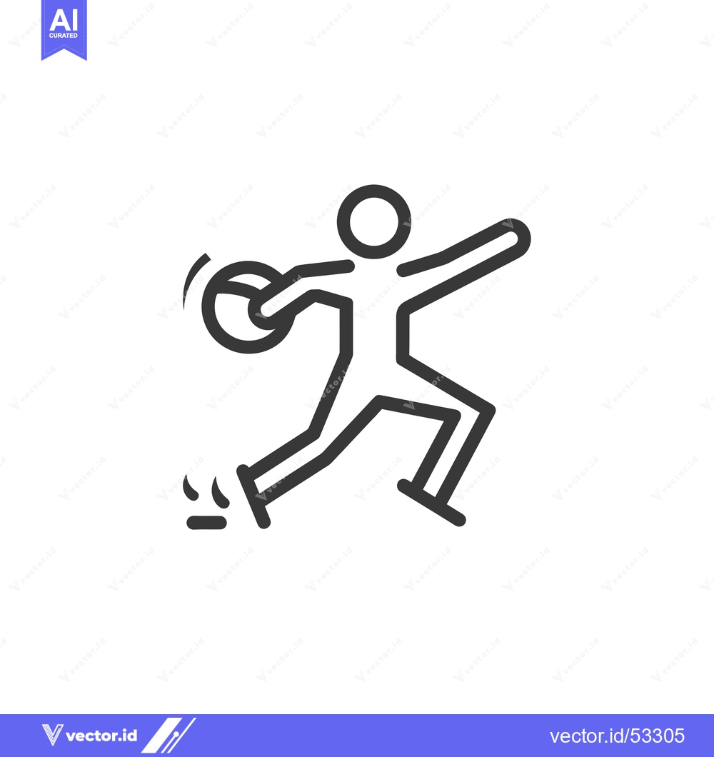 Premium Vector of Line art illustration of a person ice skating