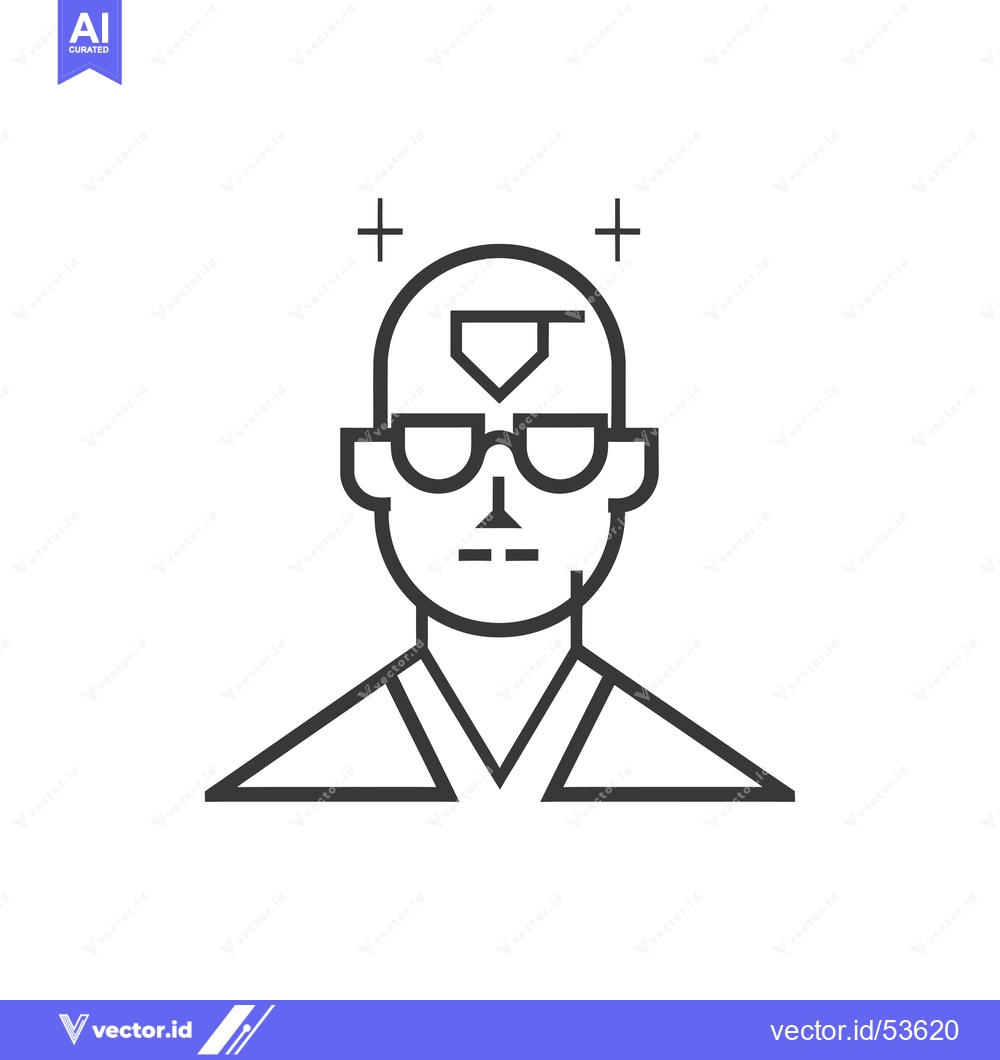 Premium Vector dari Line Art Illustration of a Person with Baseball Diamond in Mind