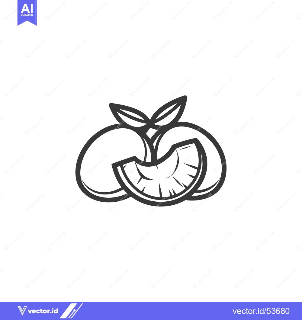 Premium Vector dari Line Art Illustration of a Pineapple with Two Whole Pineapples