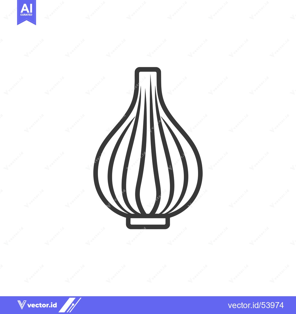 Premium Vector dari Line Art Illustration of a Simple Vase