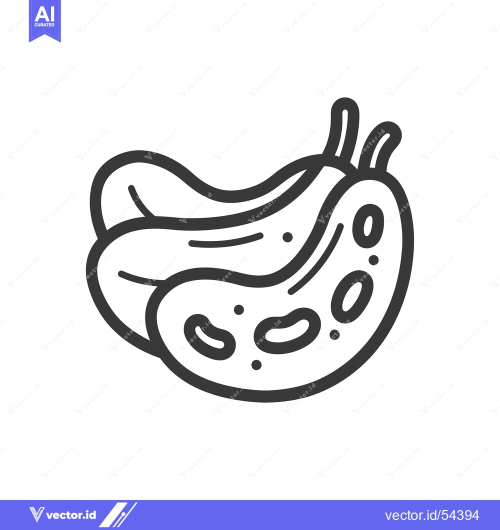 Premium Vector of Line Art Illustration of a Stacked Pile of Cucumbers
