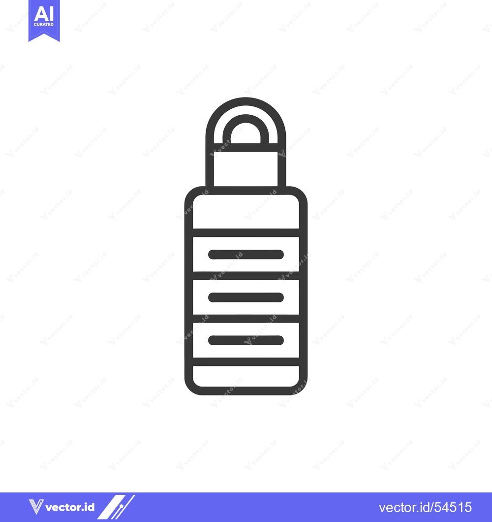 Premium Vector dari Line Art Illustration of a Three-Drawer Chest