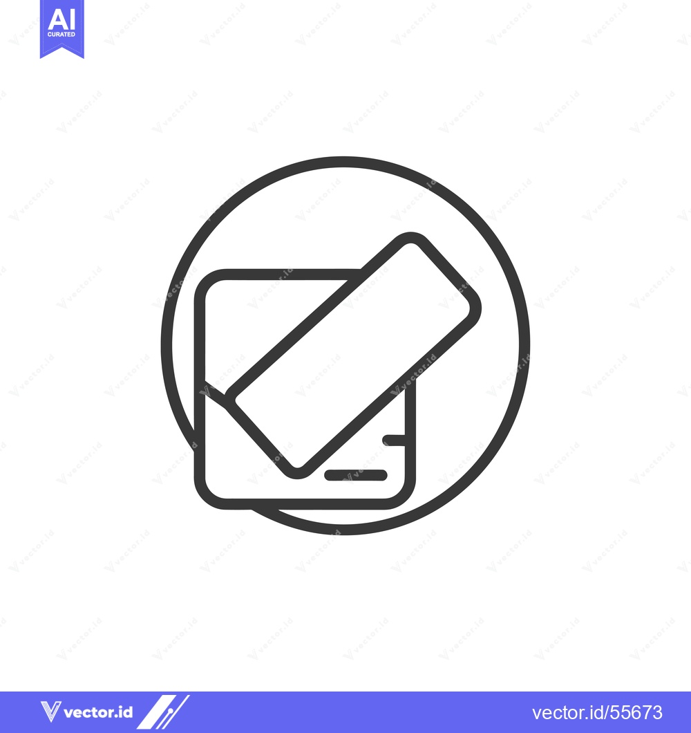 Premium Vector dari Line Drawing of a Checkmark inside a Circle