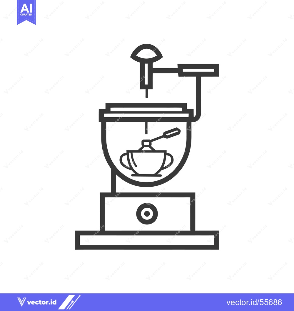 Premium Vector dari Line drawing of a chocolate fountain with a cup