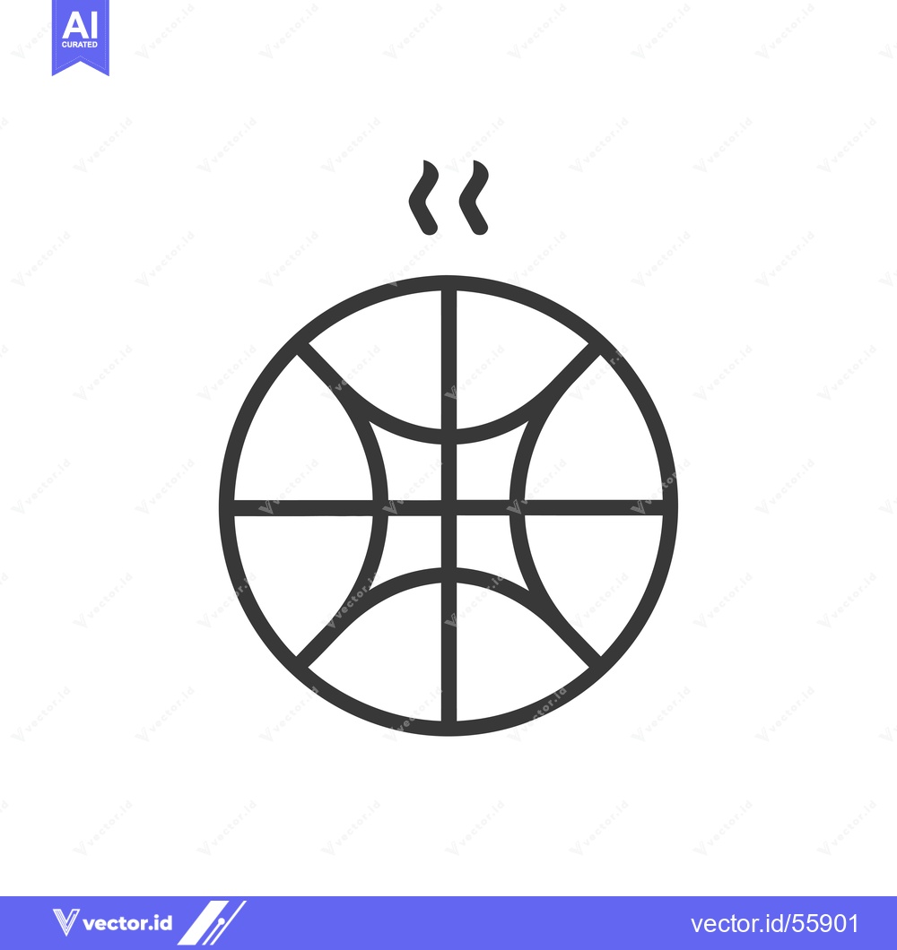 Premium Vector of Line drawing of a globe with steam rising from the top