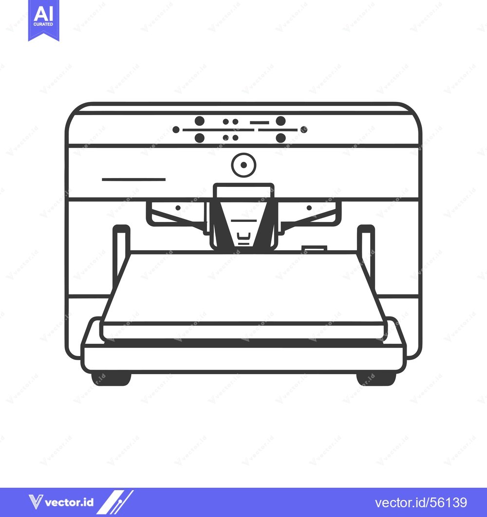 Premium Vector dari Line Drawing of a Modern Coffee Machine