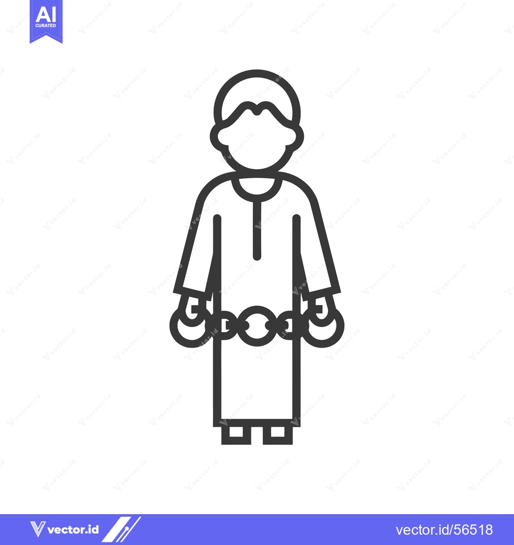 Premium Vector dari Line Drawing of a Person Wearing a Long Robe and Holding Two Objects
